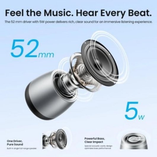 Altavoces Vention Bluetooth de bureau sans fil 5W avec batterie 8h