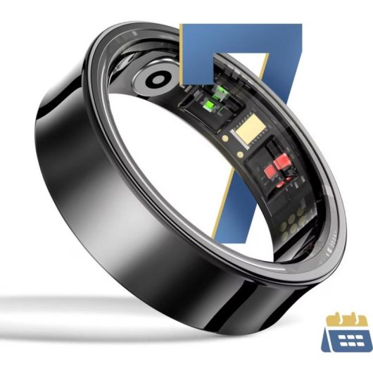 Anillo inteligente Avizar R09 Talla 13 Bluetooth IP54 Autonomía 7 días iOS/Android Negro