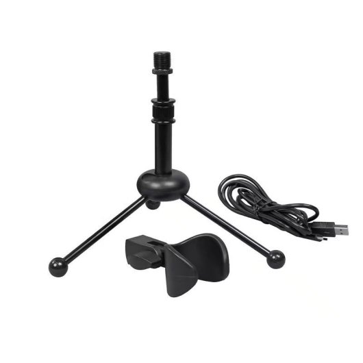 Microfono Woodbrass RWB UM3 USB-C cardioide con controllo volume e treppiede