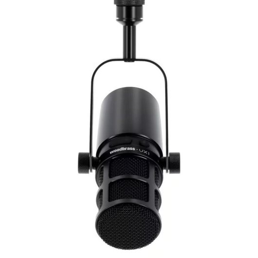 Micrófono Woodbrass 409983 USB-C cardioide con salida mini-jack