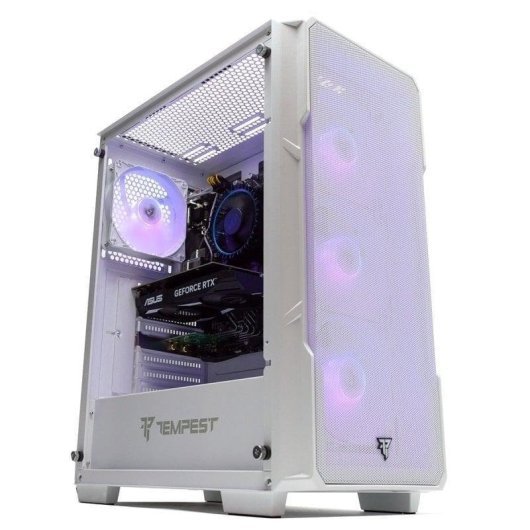 Desktop PcCom Lite Intel Core i5-12400F 16GB Gabinete Branco 500GB SSD RTX 3050 Windows 11 Home