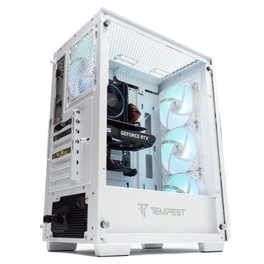 Desktop PcCom Lite Intel Core i5-12400F 16GB Gabinete Branco 500GB SSD RTX 3050 Windows 11 Home