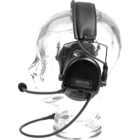 Cuffie Sordin Supreme cablate Over Ear chiuse per gaming Airsoft nere