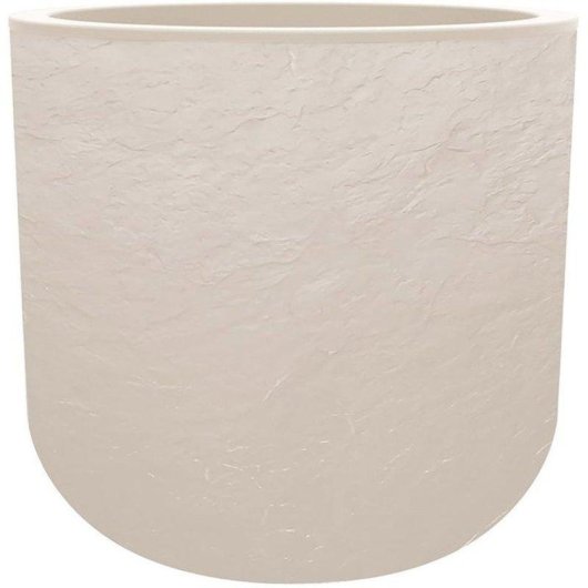 Runder Blumentopf EDA Volcania Up Steinoptik Ø50 cm 67 L