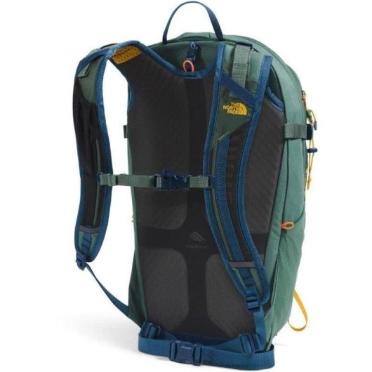 Zaino The North Face Basin 24L NextVent con copripoggio integrato e compatibile con idratazione, Verde/blu marino