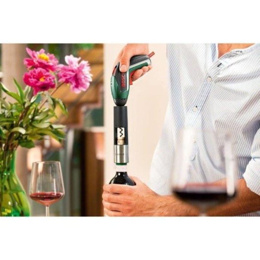 Adaptador sacacorcos Bosch IXO Collection aço inoxidável escovado