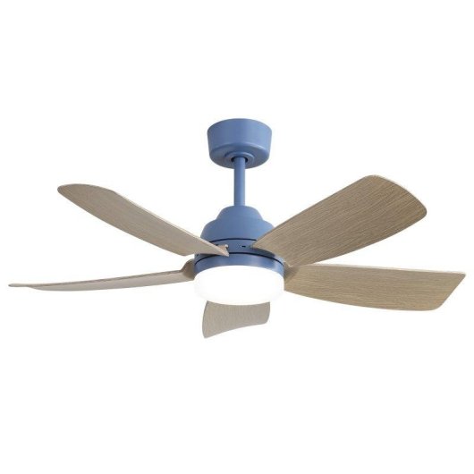 Ventilatore da Soffitto con Luce Welltin T3218P283238 22W 107cm Motore DC Silenzioso Telecomando