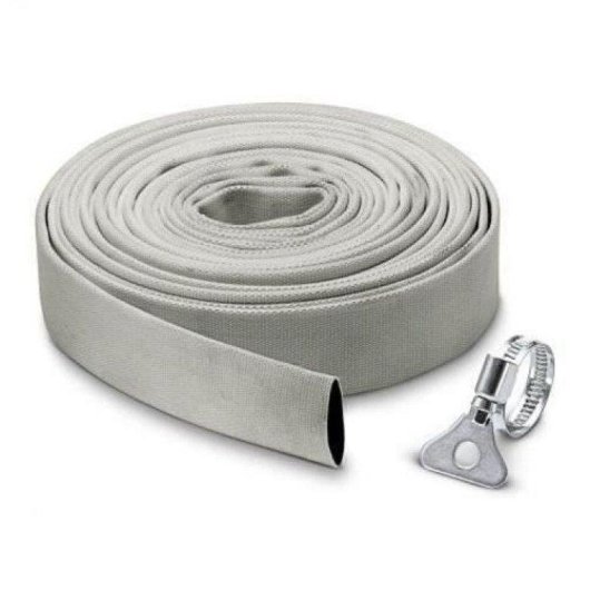 Kärcher Flachschlauch-Set 10 M 32 Mm Edelstahlklemme 5 Bar Beige