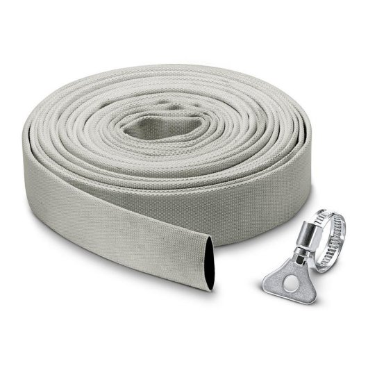 Kärcher Flachschlauch-Set 10 M 32 Mm Edelstahlklemme 5 Bar Beige