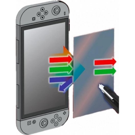 Protector Pantalla Konix Mythics Cristal Templado 9H Filtro Anti-luz Azul Switch 2