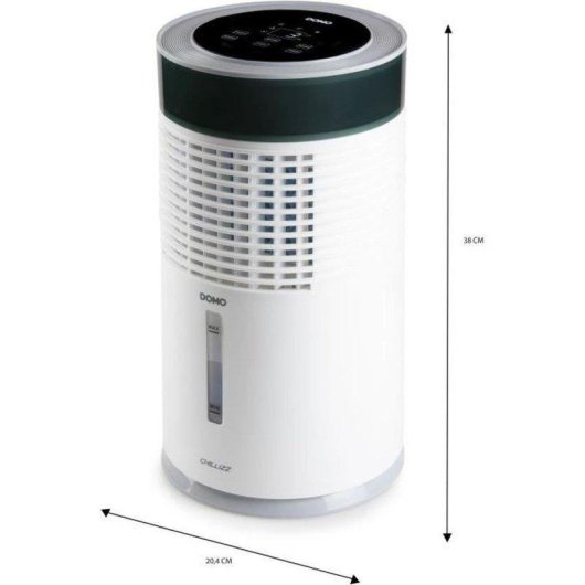 Raffrescatore d'Aria Portatile Domo Chillizz DO159A con Umidificatore 3 Velocità
