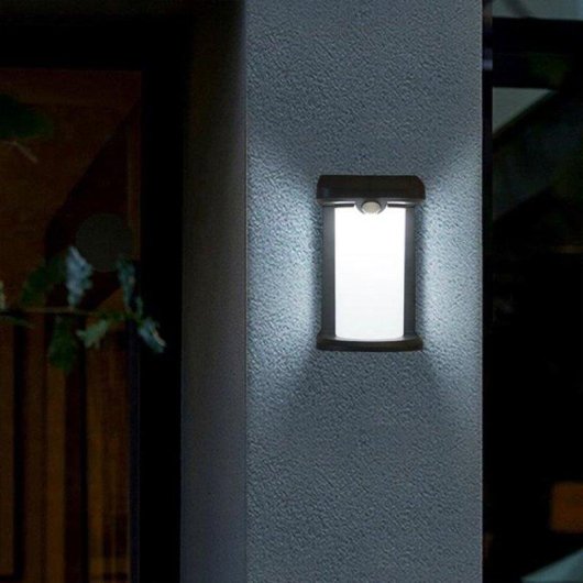 2er-Pack Lumisky Solar-Außenleuchten 5W 2x80 lm PIR-Sensor IPX4
