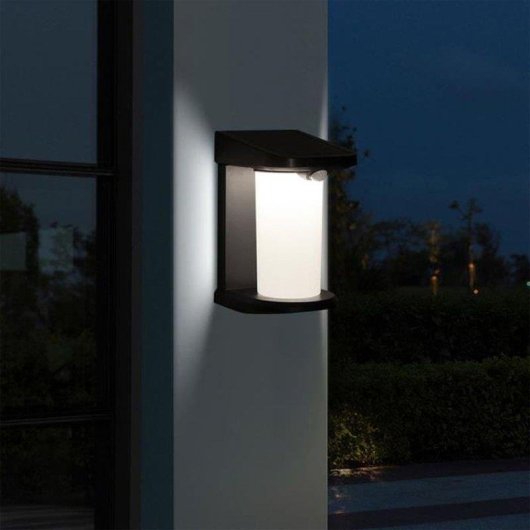 2er-Pack Lumisky Solar-Außenleuchten 5W 2x80 lm PIR-Sensor IPX4