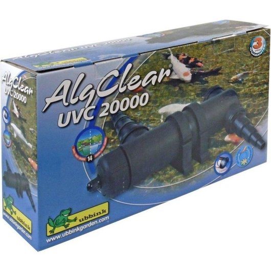 Clarificador de estanque Ubbink AlgClear 20000 UV-C 18W 20.000 litros