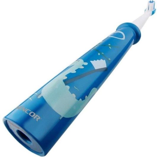 Brosse à Dents Sonique Sencor Soc 0910bl 2 Modes Minuteur Quadpacer Têtes Remplaçables