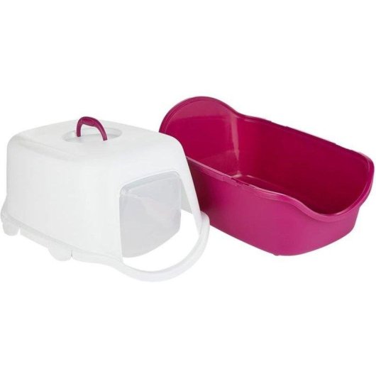 Bandelette hygiénique pour chats TRIXIE Vico avec porte battante et poignée