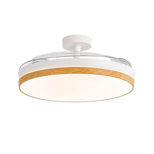 Ventoinha de Teto com Luz 3NOD Concept Nature Motor DC 6 Velocidades Pás Retráteis Comando