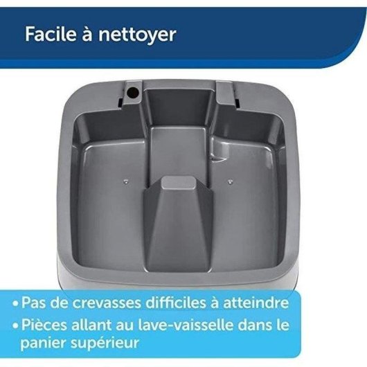 Fontaine à eau PetSafe Drinkwell 1,8L sans BPA pour chats et petits chiens