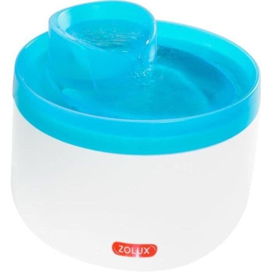 Fonte de água elétrica Zolux 2L silenciosa para gatos e cães pequenos