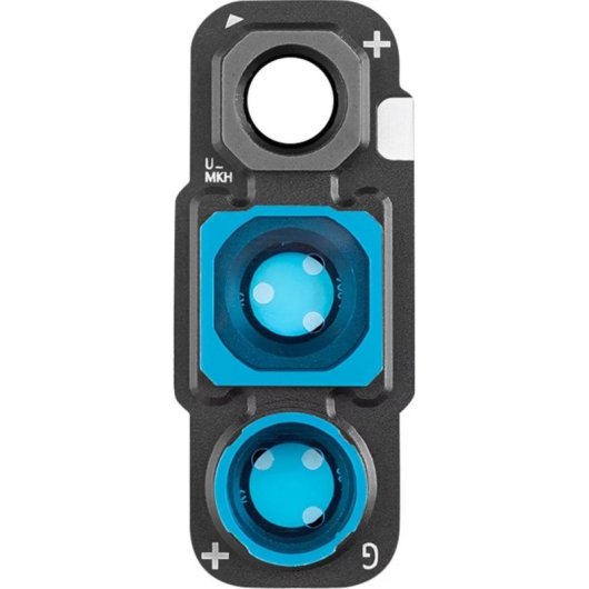 Lente cámara trasera Clappio Samsung Galaxy S21 FE vidrio reforzado marco negro