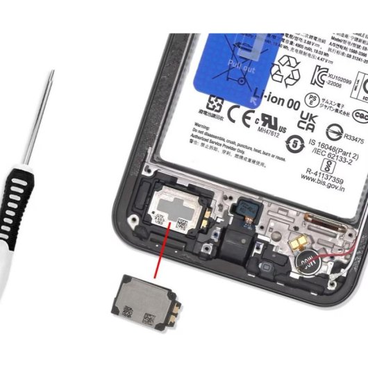 Módulo de Audio Inferior Clappio para Samsung Galaxy A34 5G y A33 5G