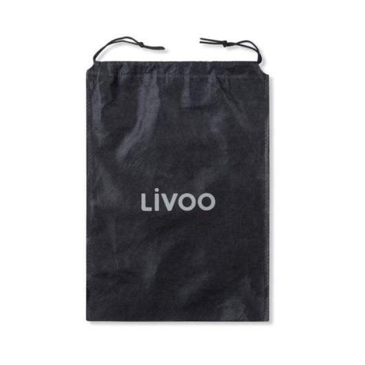 Pistola de masaje percutor inalámbrica Livoo DOS200 6 velocidades 4 cabezales USB-C