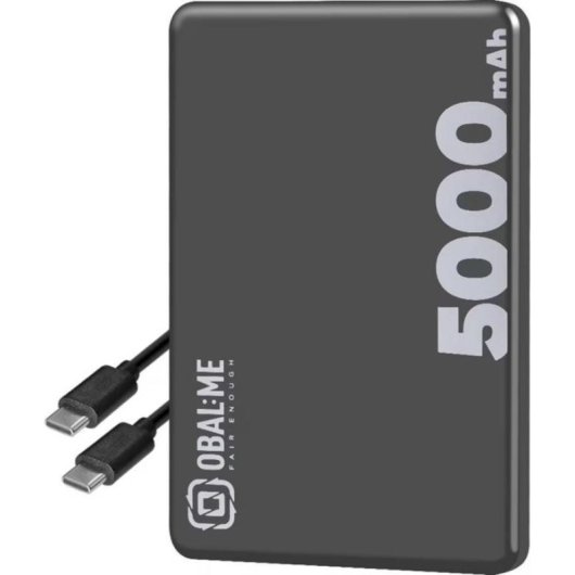 Powerbank Obal:Me MagNetix 5000mAh MagSafe USB-C Schwarz