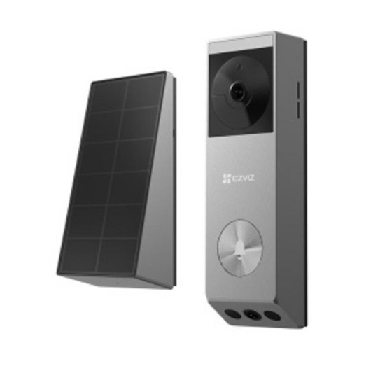 Timbre EZVIZ EP3x Pro Wifi inalámbrico con sensor movimiento exterior solar