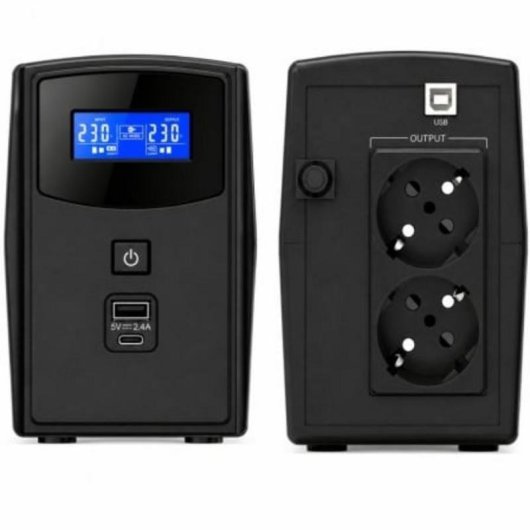 Sai Phasak 800VA Bateria Chumbo-Cálcio 15 Minutos Proteção AVR