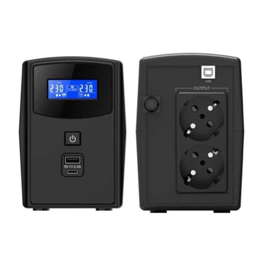 Sai Phasak 800VA Bateria Chumbo-Cálcio 15 Minutos Proteção AVR