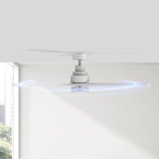 Ventilador de Techo con Luz Taurus Fresko 3B Pure Ultra Silence 30W 132cm Motor DC 6 Velocidades Mando Temporizador Función Invierno
