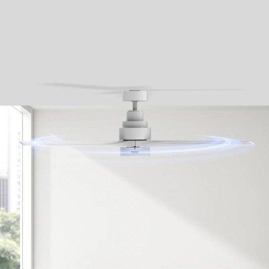 Ventilador de Techo con Luz Taurus Fresko 3B Pure Ultra Silence 30W 132cm Motor DC 6 Velocidades Mando Temporizador Función Invierno