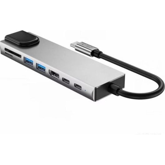 Hub USB Tech-Protect HB09 8 en 1 HDMI 4K 100W