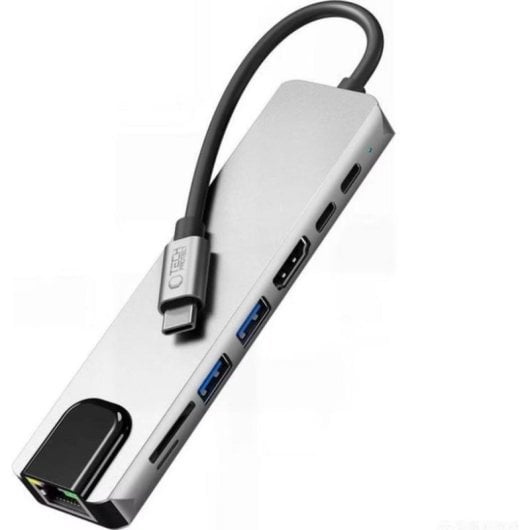 Hub USB Tech-Protect HB09 8 en 1 HDMI 4K 100W