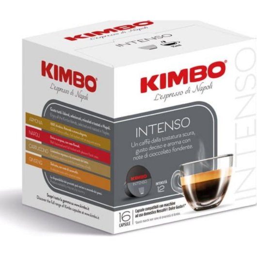 Cápsula café Kimbo Espresso Intenso Nescafé Dolce Gusto 16 ud