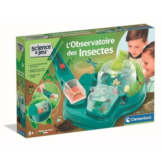Kit Educativo Observação Insectos Cúpula 360° Clementoni +8 Anos