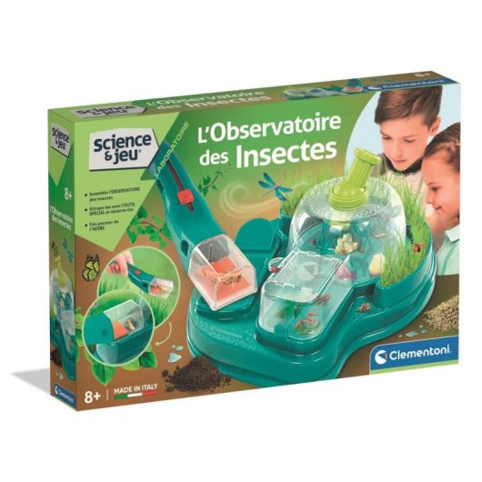 Kit Educativo Observação Insectos Cúpula 360° Clementoni +8 Anos