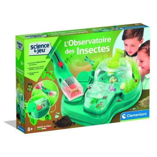 Kit Educativo Observação Insectos Cúpula 360° Clementoni +8 Anos