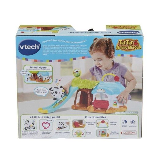 VTech Tut Tut Animo Casa Juguete Interactiva con Cookie y Tobogán