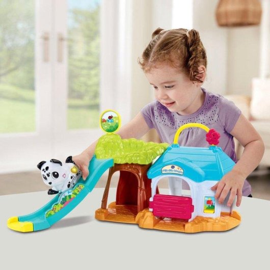 VTech Tut Tut Animo Casa Juguete Interactiva con Cookie y Tobogán