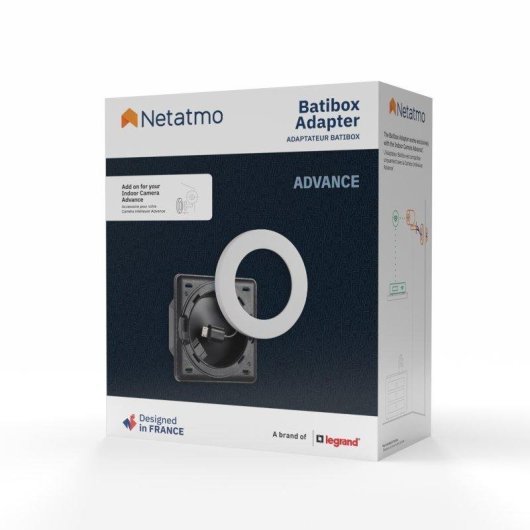 Adaptador Batibox Netatmo para Cámara Interior Advance Blanco