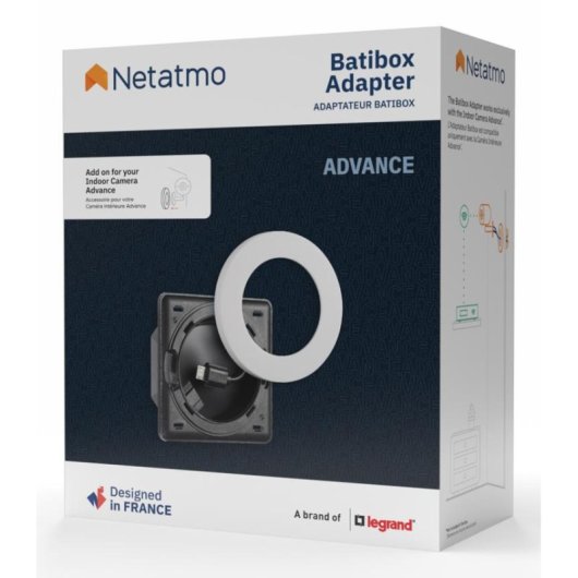 Adaptador Batibox Netatmo para Cámara Interior Advance Blanco
