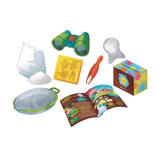 Kit Exploração da Natureza Clementoni 52655 com Binóculos e Lupa