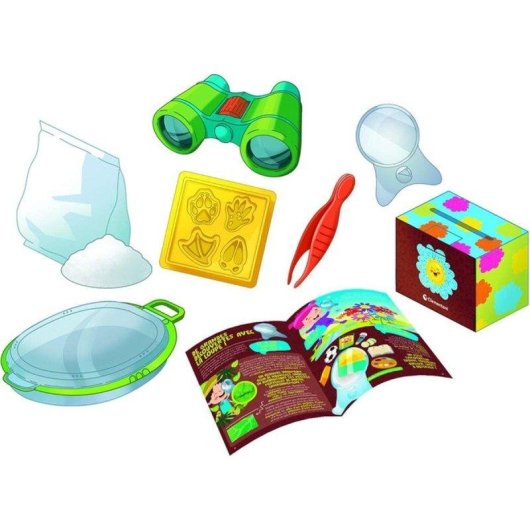 Kit Exploração da Natureza Clementoni 52655 com Binóculos e Lupa