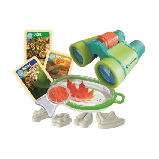 Kit Exploração da Natureza Clementoni 52655 com Binóculos e Lupa