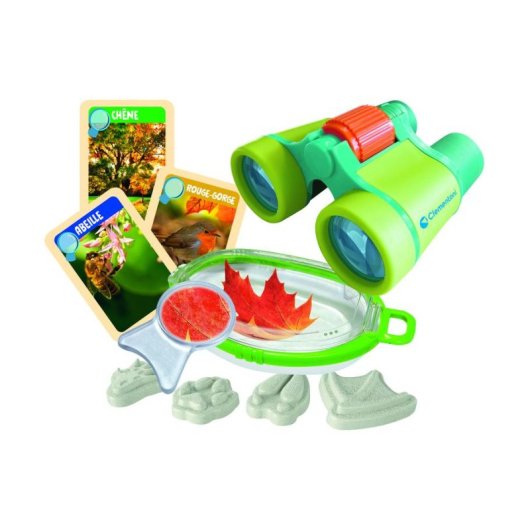 Kit Exploração da Natureza Clementoni 52655 com Binóculos e Lupa