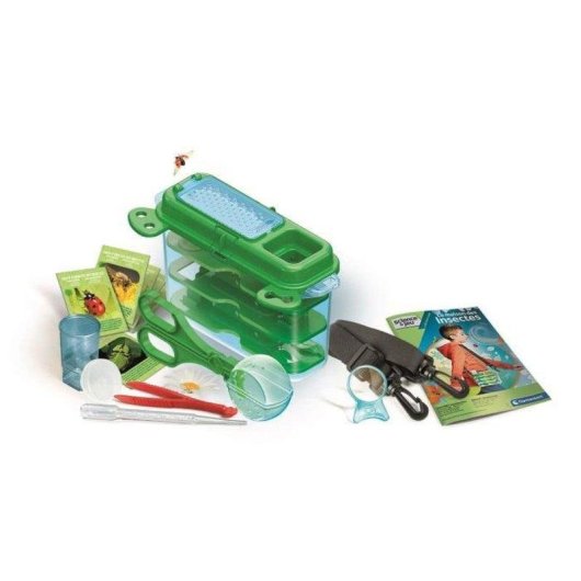 Clementoni La Maison des Insectes Kit Hábitat Portátil Observación Insectos 7+
