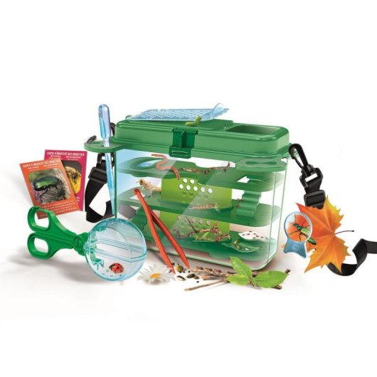 Clementoni La Maison des Insectes Kit Hábitat Portátil Observación Insectos 7+