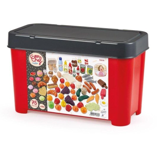 Jeu Alimentation Enfant 75 Pièces Ecoiffier Avec Coffret