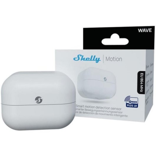 Sensor de Movimiento Shelly W Motion LR Z-Wave Interior Multisensor blanco